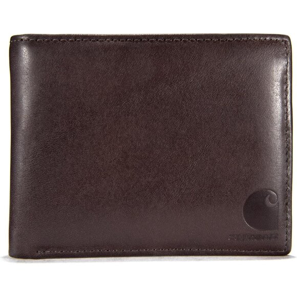 Men's Black Durable Oil Tan Bi-fold Imported Leather Wallets - Picture 1 of 6